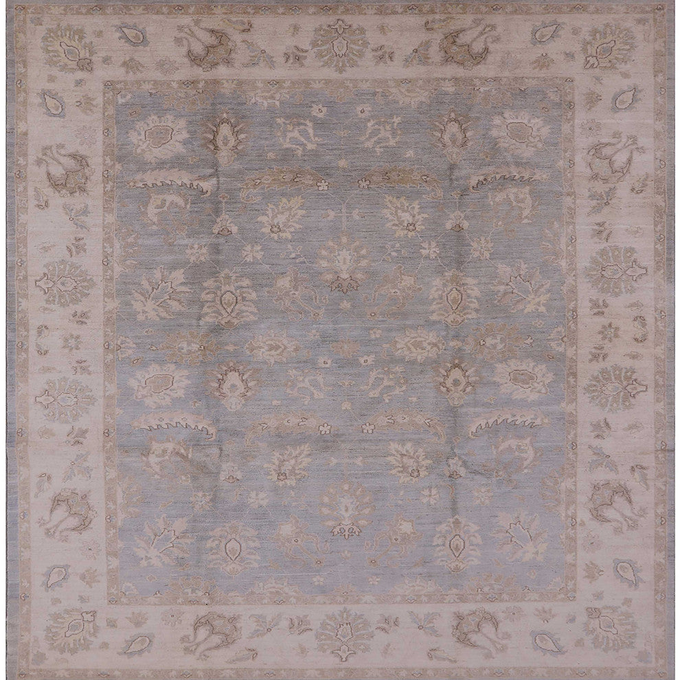 Ahgly Company Indoor Square Mid-Century Modern Area Rugs, 6' Square