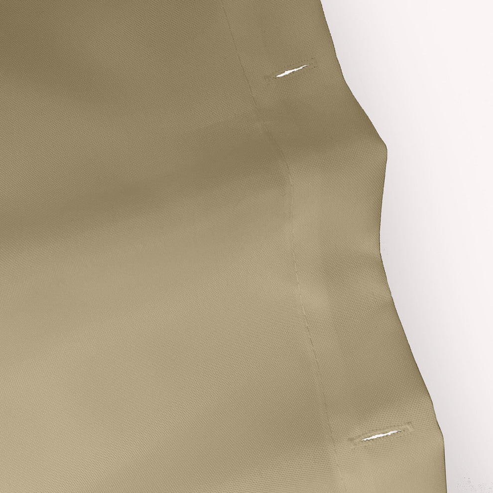Gone Forever Overboard Taupe 70" w x 73" h Shower Curtain