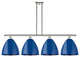 Innovations 516-4I-PN-MBD-12-BL 4 Light Island Light, Polished Nickel