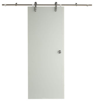 New Vision Ice Glass Barn Door Kit, 32"x80"