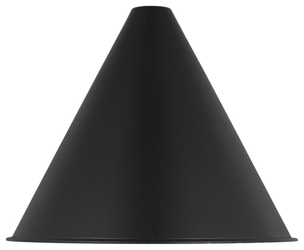 Generation Lighting 8638501 Crittenden 10" Tall Outdoor Wall - Black