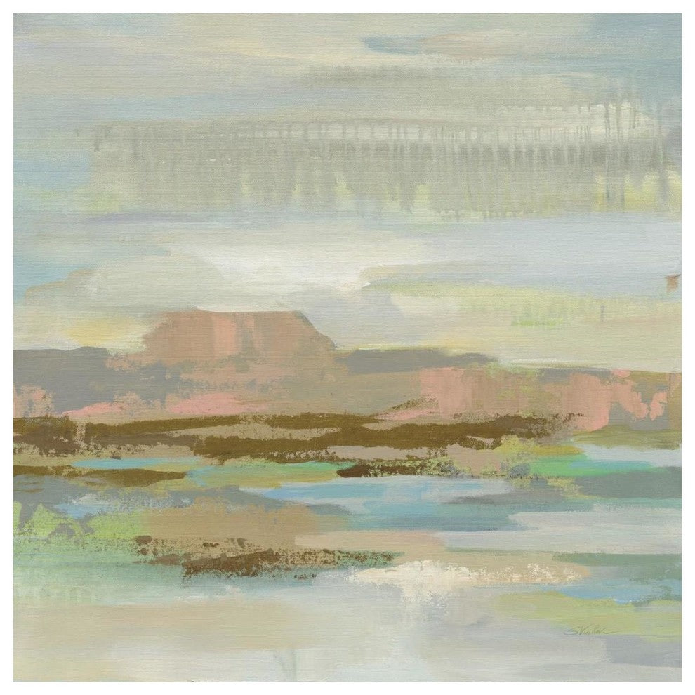 "Spring Desert II" Digital Paper Print by Silvia Vassileva, 38"x38"