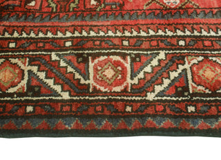 Fine Vintage Distressed Adrion Red/Ivory Runner, 3'9 x 10'4