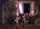 Alexandre Gabriel Decamps Turkish Boys Let out of School Gallery Wrapped Canvas