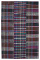 Rug N Carpet - Handmade Oriental 6' 7'' x 9' 11'' Unique Patchwork Kilim Rug