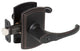 Delaney Hardware Italian Collection Artino Series, Edged Oil Rubbed Bronze, Privacy Lever Set