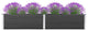 Vidaxl Garden Raised Bed 78.7"x19.7"x21.3" Wpc Gray
