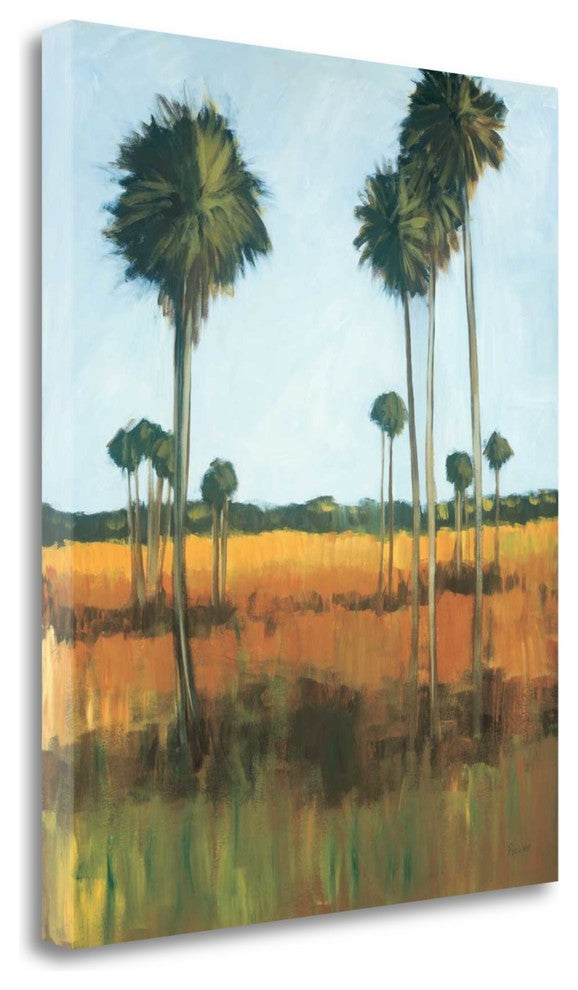 "Tall Palms I" By Mark Pulliam,Ready to Hang Giclee Print on Gallery Wrap Canvas