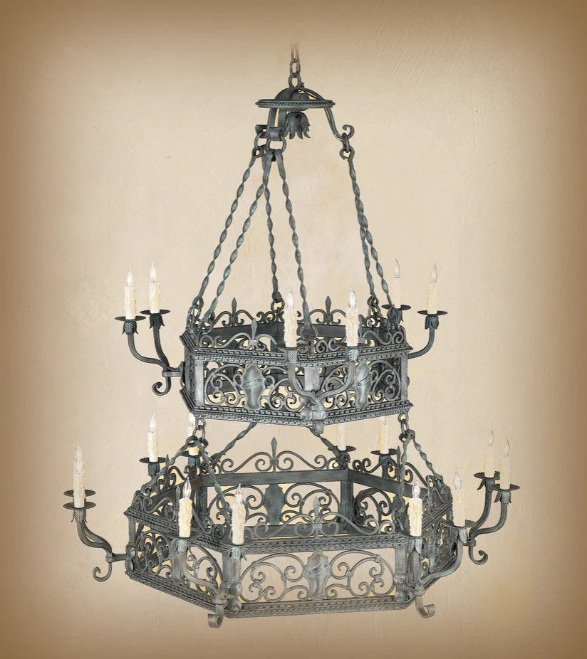 Celaya Wrought Iron Chandelier
