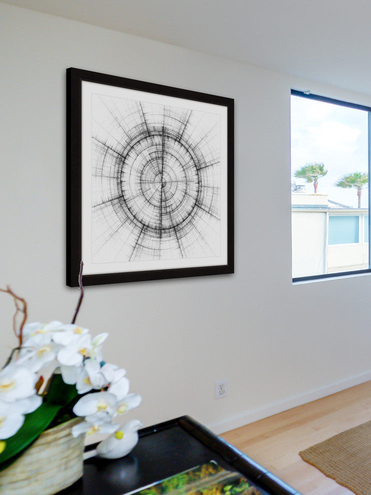 "Torqued Motion" Framed Art Print