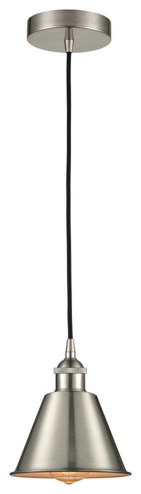 Innovations 616-1P-SN-M8-LED 1 Light Mini Pendant, Brushed Satin Nickel