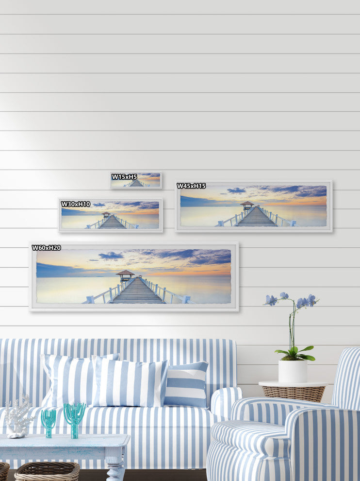 "Memories Are Forever" Framed Painting Print, 45x15