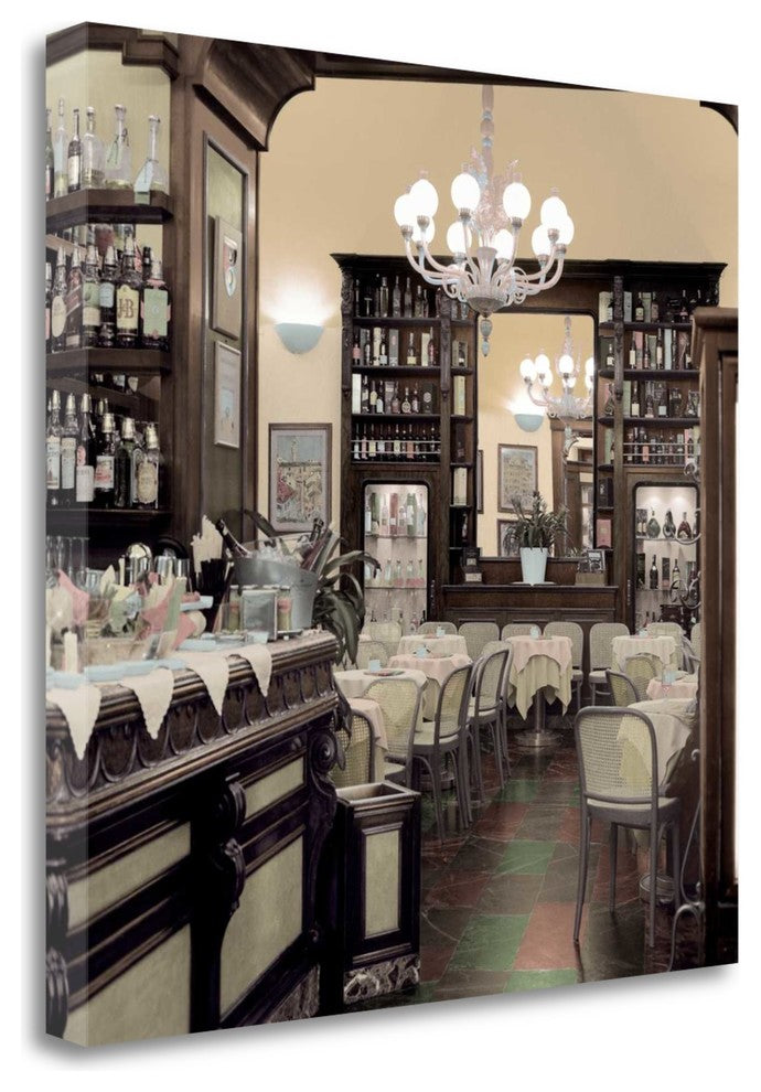 "Caffe Frienze - 1" By Alan Blaustein, Giclee Print on Gallery Wrap Canvas