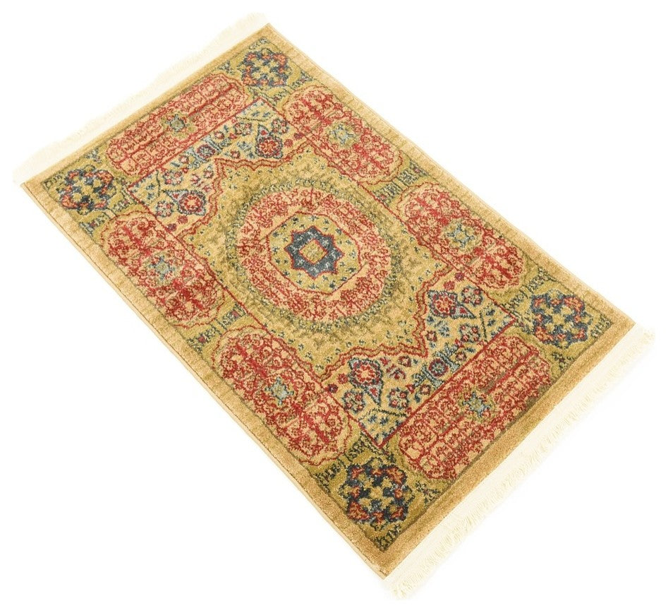 Unique Loom Beige Hamilton Palace 2' 0 x 3' 0 Area Rug