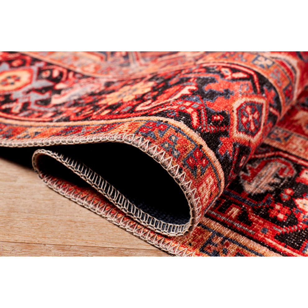 Bergen Heriz Area Rug - Red, 8'4"x11'6"
