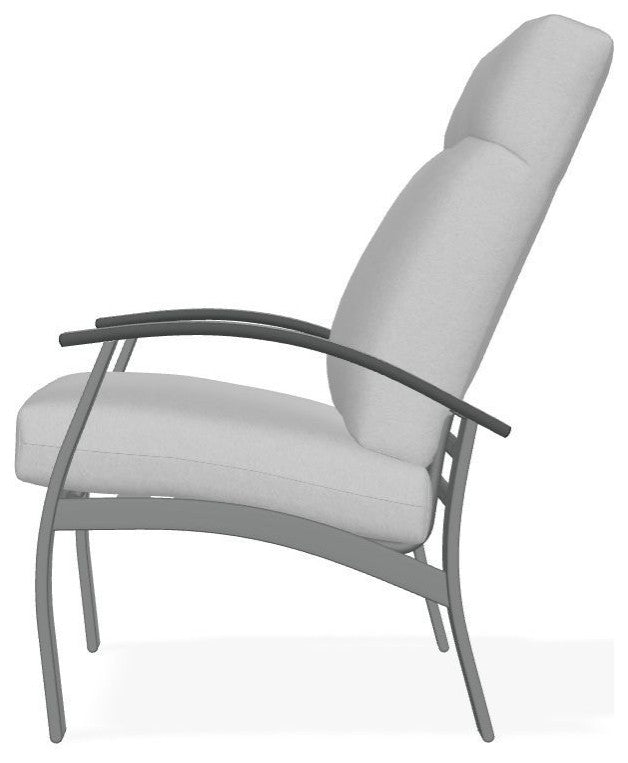 Belle Isle Cushion Outdoor Armchair, Dazzle/Graphite