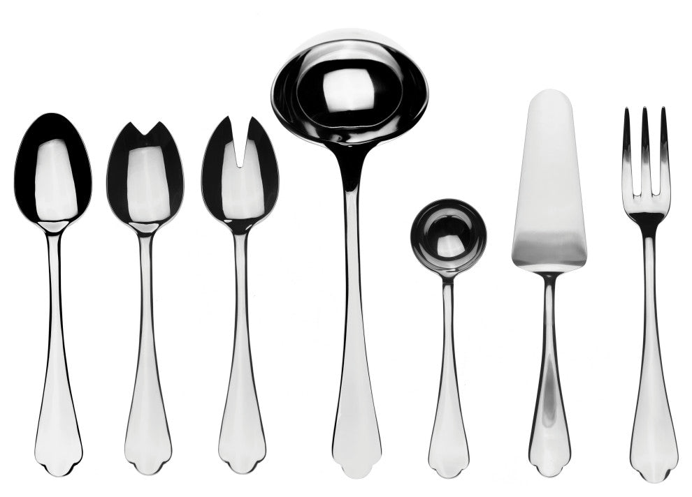 Dolce Vita Serving Set, Mirror, 7 Pcs.
