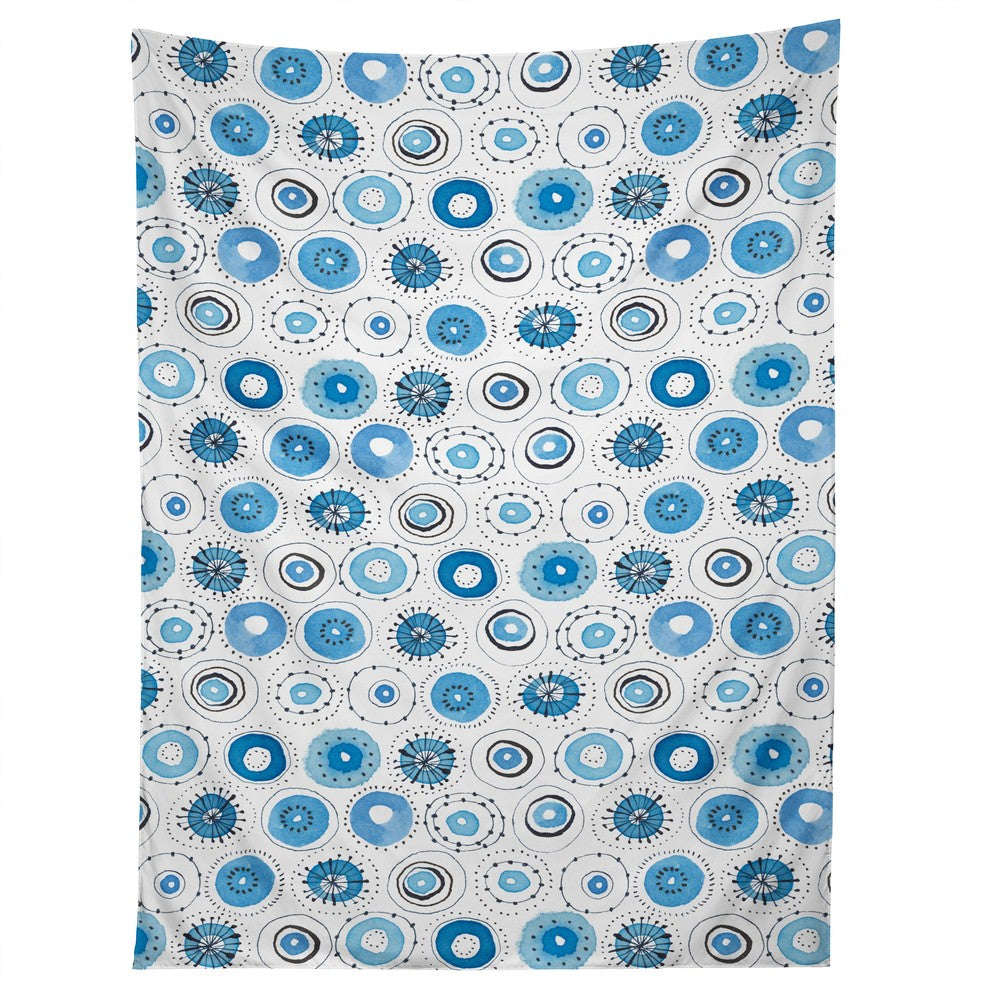 Deny Designs Cori Dantini Middy Polka Blue Tapestry