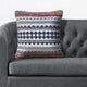 Globally Inspired Chindi Throw Pillow