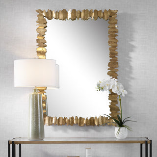 Uttermost 09825 Lev Antique Gold Mirror