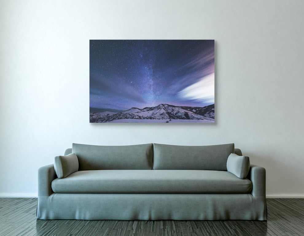 Epic Graffiti "Andromeda Rising" by Darren White, Giclee Canvas Art, 40"x60"