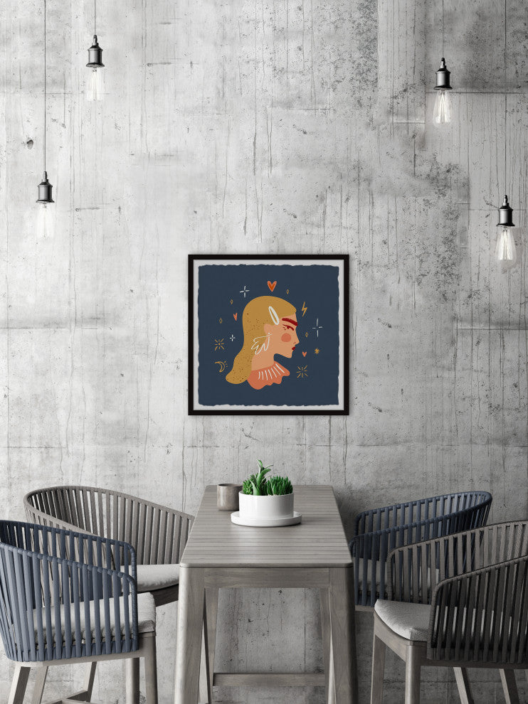 "Gift of Dreams" Framed Painting Print, 24x24
