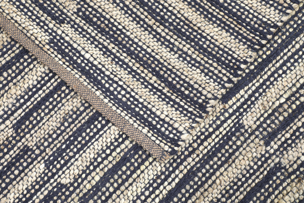 NuStory Composed Machine Woven  Area Rug in Navy