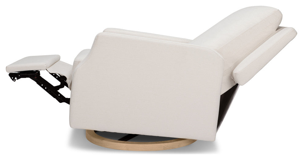 Crewe Electronic Recliner and Swivel Glider, Performance Cream Eco-Weave
