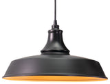 Dorado 15" Outdoor Pendant Dark Bronze and Light Gold