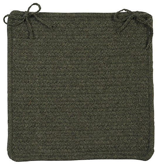Colonial Mills Chair Pad Courtyard Olive Chair Pad