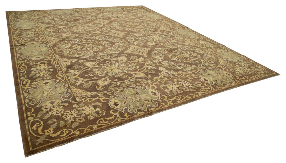 Rug N Carpet - Hand-Knotted Oriental 12' 0" x 14' 7" Oversize Oushak Area Rug