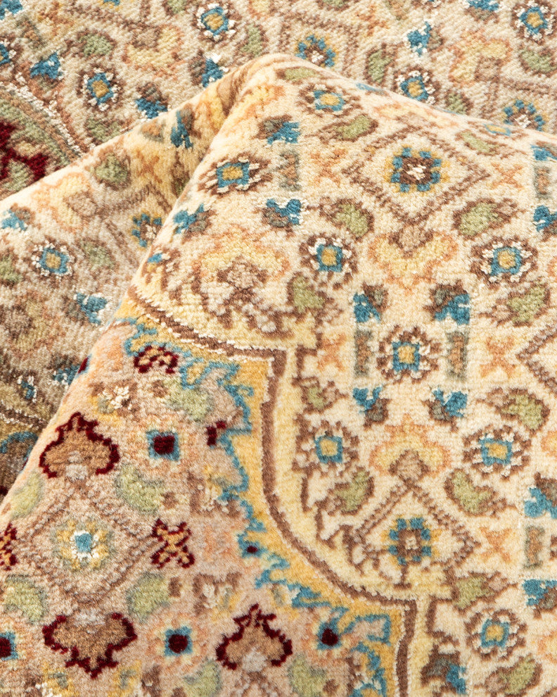Mogul, One-of-a-Kind Hand-Knotted Area Rug Ivory, 6' 1 x 9' 5