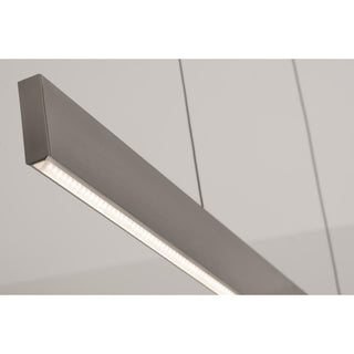 Stealth 36" Linear LED Pendant, Satin Nickel, 120-277V