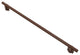 Knurled Bar Pull, Copper Bronze, 320mm