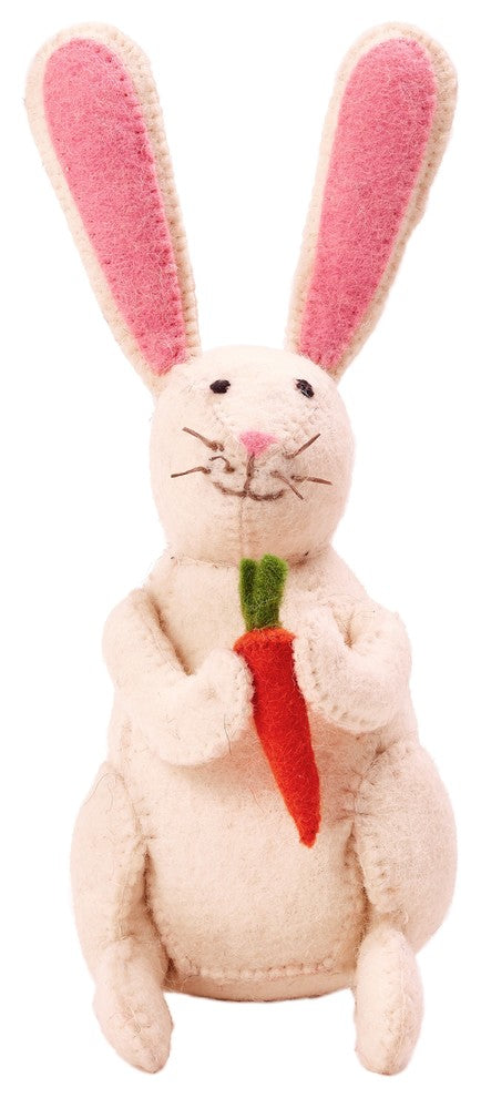 Easter Bunny in Hand Felted Wool