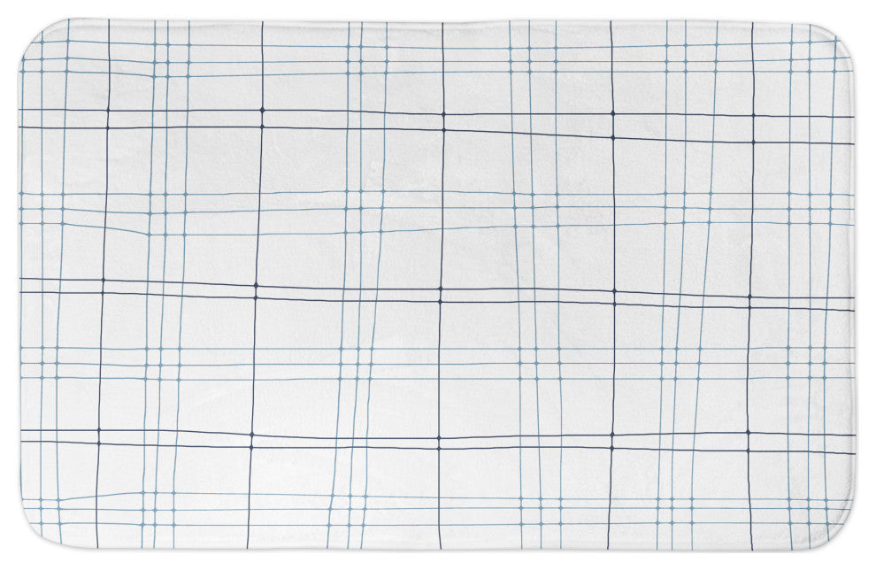 Blessed Checkerboard 34x21 Bath Mat