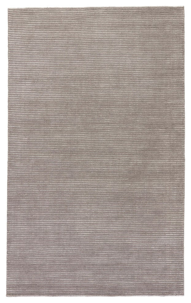 Jaipur Living Basis Handmade Solid Gray/ Silver Area Rug 12'X15'