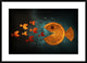 "Orange Fish" Framed Digital Print by Aida Ianeva, 38"x28"