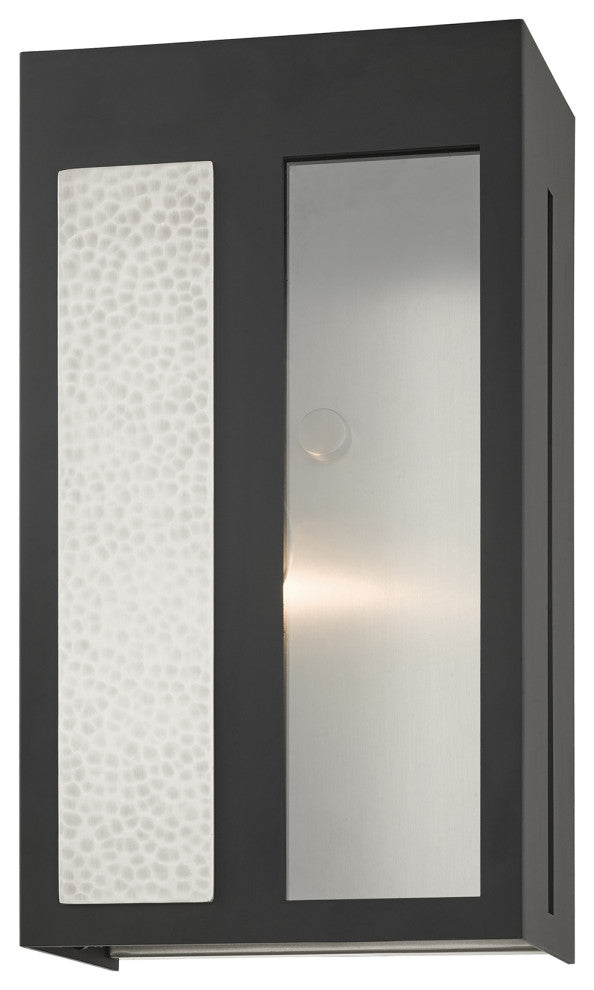 Black Contemporary, Nautical, Sophisticated Outdoor Wall Lantern