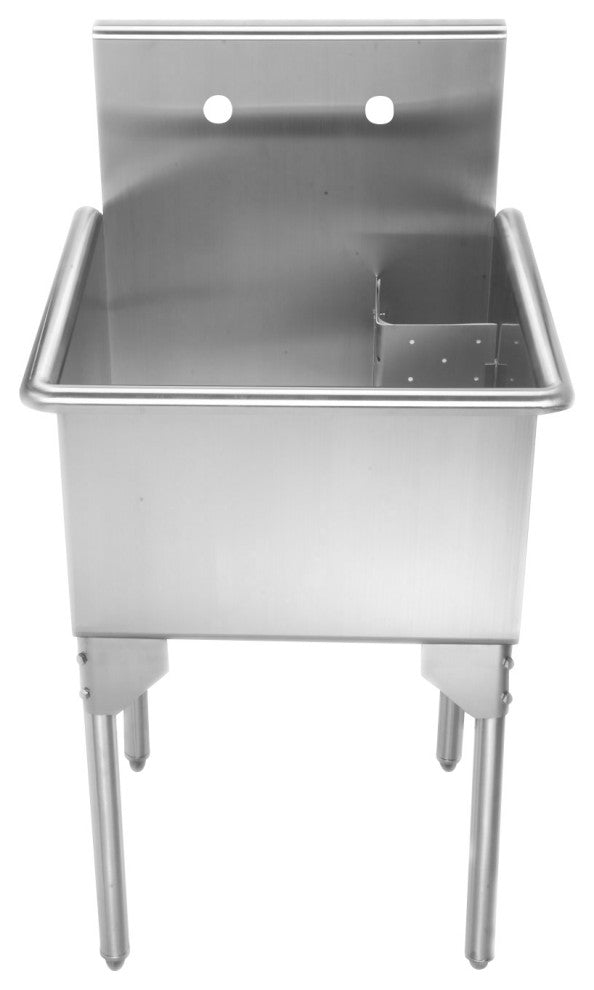 Pearlhaus Brushed Stainless Steel Small Square