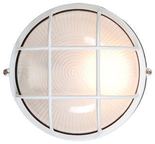 Access Lighting 20294 Nauticus 7" Tall Outdoor Wall Sconce - White / Frosted