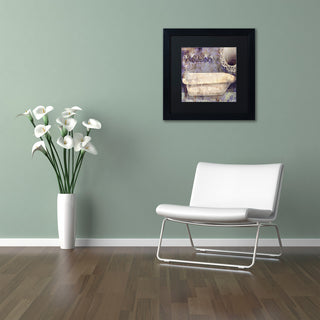 Color Bakery 'Le Bain Paris II' Art, Black Frame, Black Matte, 16"x16"