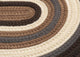 Colonial Mills Brooklyn BN19 Brownstone Indoor/Outdoor Area Rug, Round 6'x6'