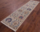 2' 7" X 10' 7" William Morris Hand Knotted Runner Rug Q6786