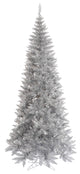 4.5'X24" Tinsel Silver Slim Fir 400T