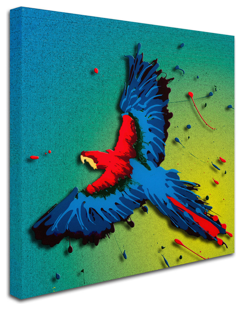 ''Tropical Bird 1'' Canvas Art by Roderick Stevens