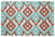 Hipster Spring Chenille Rug, Light Blue, 4'x6'