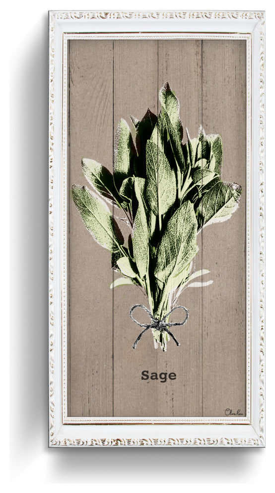 Sage Wrapped Canvas Botanical Kitchen Wall Art