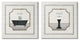 Soak and Wash Chic Bathroom Signs2-Piece, 24x24