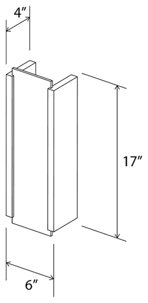 Capio 17 LED Wall Sconce, Maple